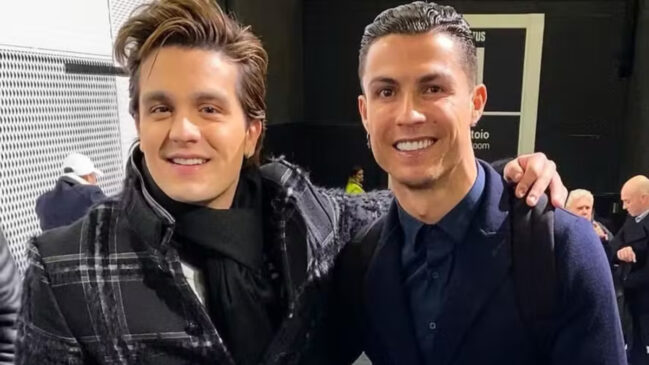 Luan Santana e Cristiano Ronaldo são amigos de longa data