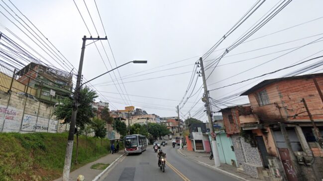 Estrada do M'Boi Mirim, na zona sul de São Paulo