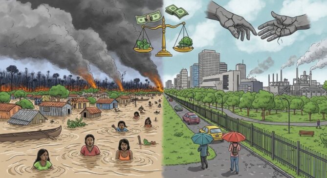Crise climática não é neutra: recai com mais força sobre quem menos contribuiu para causá-la