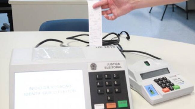 Documento traz total de votos de cada sessão eleitoral