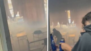 Sala não estava em uso no momento da ocorrência