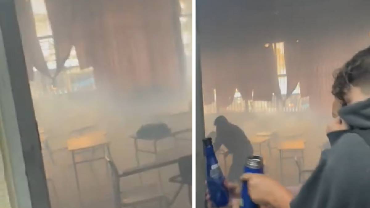 Sala não estava em uso no momento da ocorrência