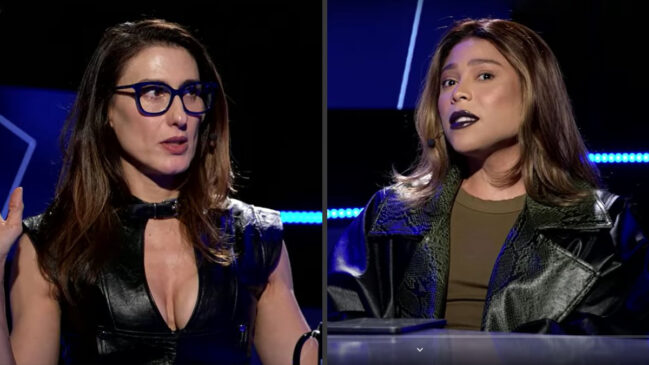 Paola Carosella e Blogueirinha durante entrevista na última segunda-feira (18/8)