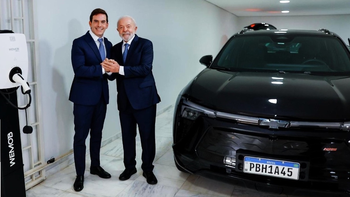 Chevrolet Blazer EV entregue para Luiz Inácio Lula da Silva