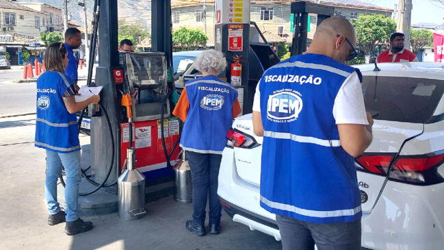 Ação nacional focou as bombas de combustível espalhadas em todo o País