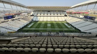 NFL substituiu a fibra sintético do gramado da Neo Química Arena