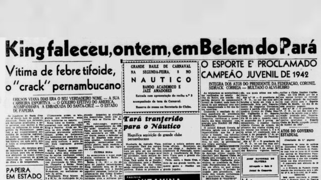 O goleiro King e o centroavante Papeira foram diagnosticados com febre tifoide