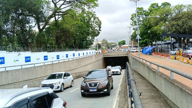 Túnel liga a avenida Washington Luís ao Corredor Norte-Sul e à praça Comandante Linneu Gomes