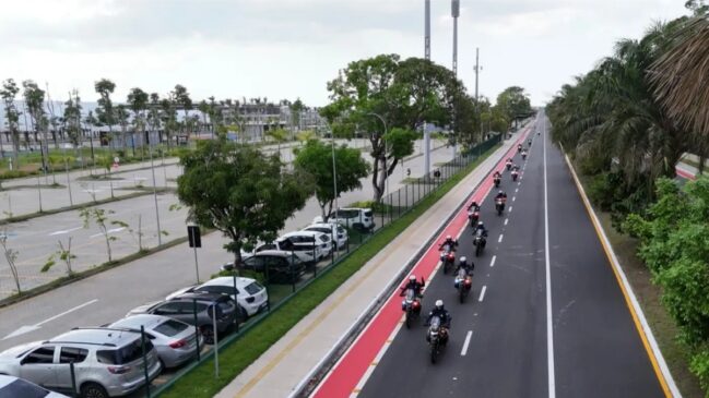 Simulação de escoltas de autoridades foi realizada na tarde do último sábado (18/10) em Belém, com o objetivo de treinar as equipes de segurança e trânsito que atuarão nos dias 6 e 7 de novembro durante a Cúpula dos Líderes