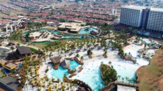 Hot Beach Parques & Resort: considerado um dos mais visitados da América Latina, o parque ocupa 80.000 metros quadrados e reúne mais de 15 atrações. Foto: Divulgação