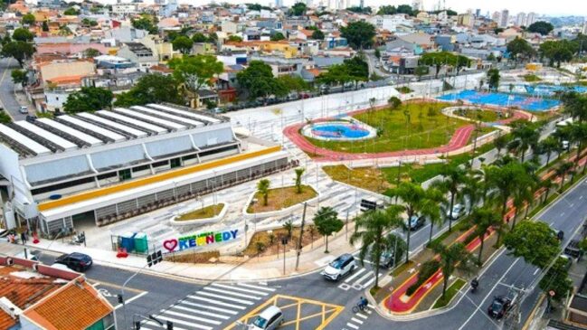 Parque Linear Kennedy foi inaugurado em março de 2025 e conta com opções de diversão para todas as idades