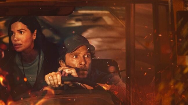 História se passa em 2018, na Califórnia, e tem como protagonista Kevin (McConaughey), um motorista de ônibus escolar que possui vários problemas pessoais