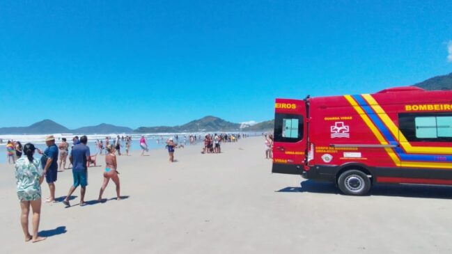 Afogamento ocorreu em frente ao quiosque Baguari, trecho bastante frequentado por turistas