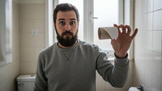 O papel higiênico como conhecemos surgiu apenas em 1857, criado pelo americano Joseph Gayetty. 