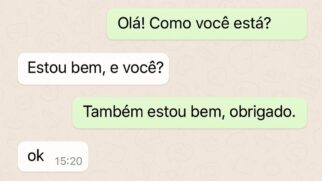 "OK" no WhatsApp pode não ser um simples "sim", mas um sinal de distanciamento ou cansaço