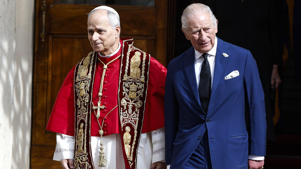 Encontro entre Charles 3º e Leão 14 ocorre em um momento delicado para o rei britânico