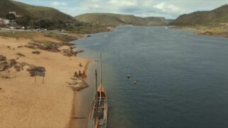 O rio impressiona pela sua grandiosidade