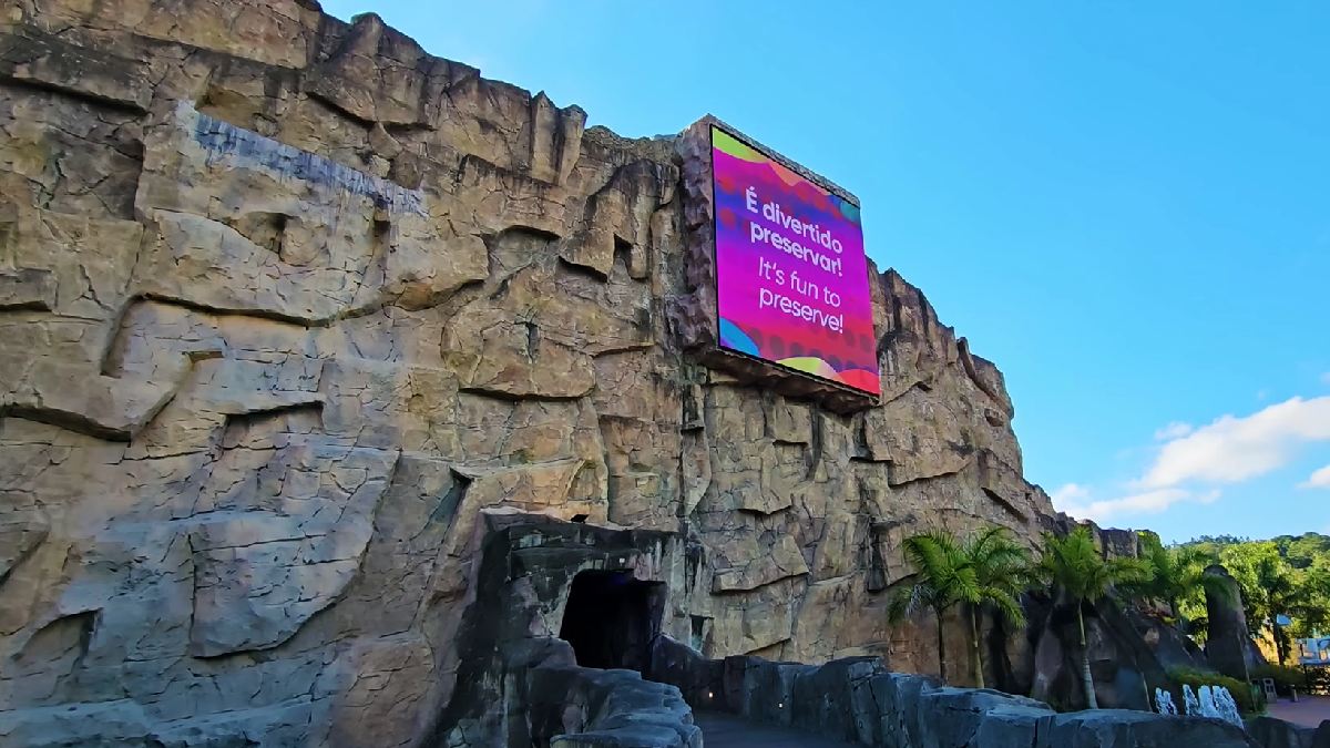 Área viking do Animália Park traz atrações radicais como a Big Air Coaster e o pêndulo Cyber Hawk