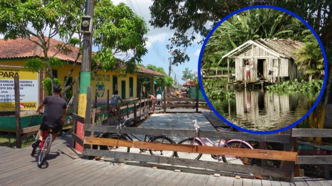 No arquipélago do Marajó, Afuá trocou semáforos e buzinas por bicicletas e passarelas sobre as águas