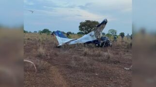 Piloto e passageiro morreram após a queda da aeronave