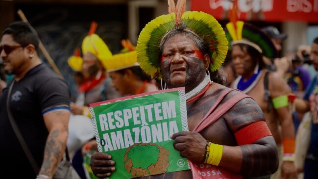 Marcha foi organizada por integrantes da Cúpula dos Povos e da COP das Baixadas
