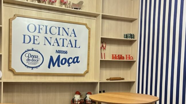 Casa de Natal Dona do Doce por Leite Moça está na rua Oscar Freire, em São Paulo