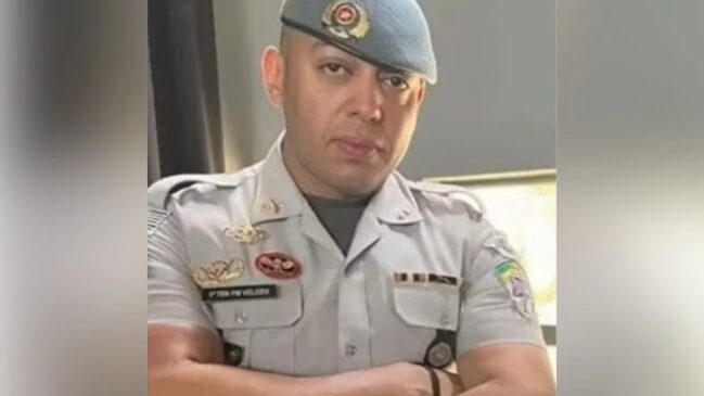 Policial militar Henrique Velozo foi solto oficialmente neste sábado (15/11)