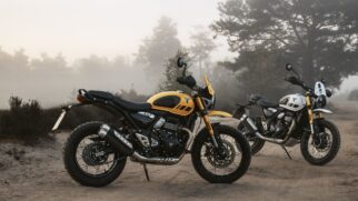 Moto vem equipada com motor TR monocilíndrico de 398 cc