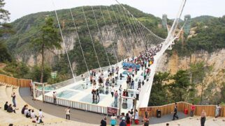 Projetada pelo arquiteto israelense Haim Dotan, ponte tem seis metros de largura e 430 metros de extensão
