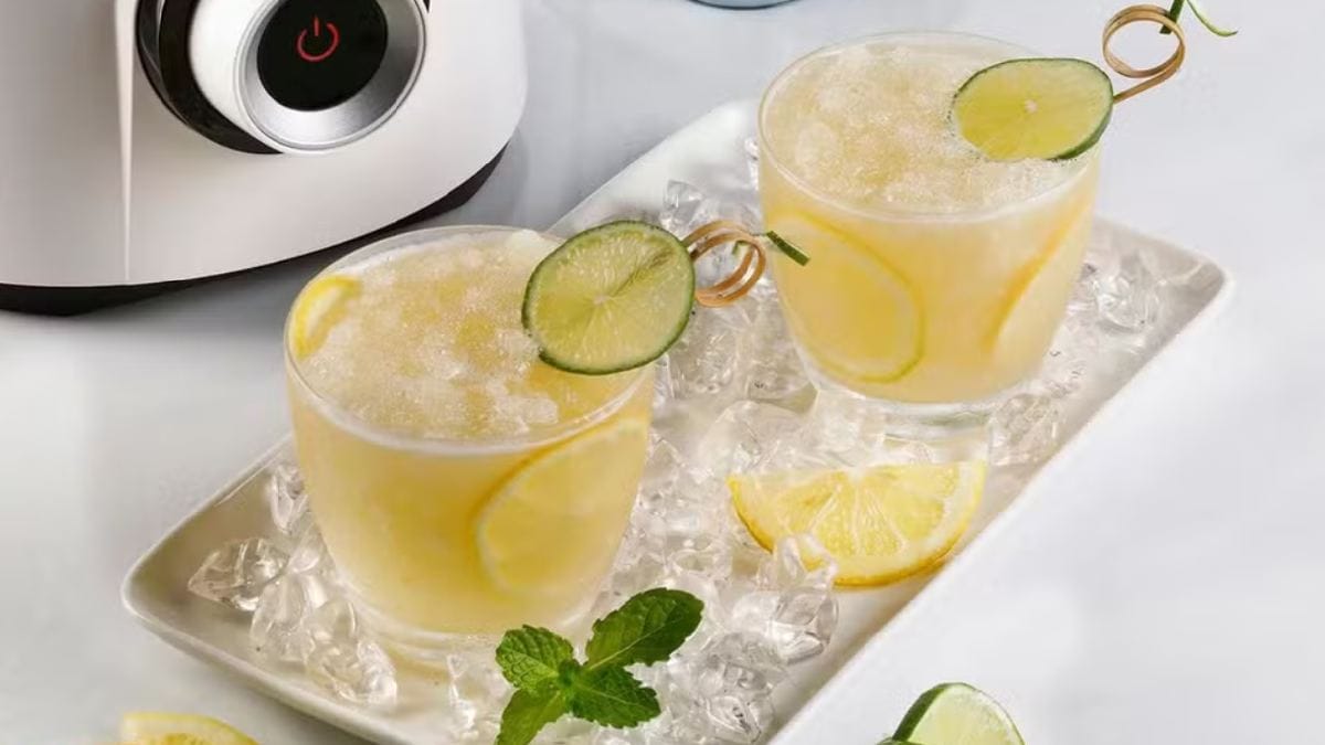 Receita de caipirinha de limão-siciliano, gengibre e leite condensado finalizada com hortelã e rodelas de limão/Royal Prestige/Divulgação