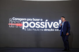 Tarcísio de Freitas fez sinalização durante um evento no Palácio dos Bandeirantes nesta quinta