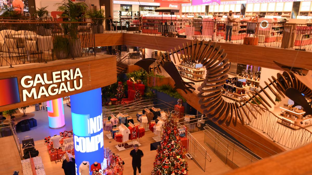 Galeria Magalu é a maior loja do grupo no Brasil
