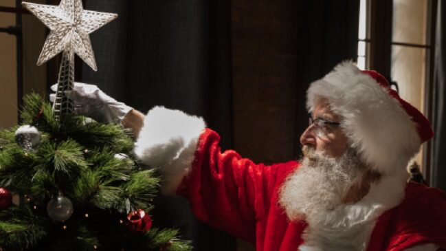 Foto com o Papai Noel, realizada em colaboração com o Shopping Light, continua como uma das atrações mais procuradas