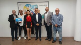 Representantes do Aquática American Park participaram de uma reunião institucional na Secretaria Estadual de Turismo de São Paulo