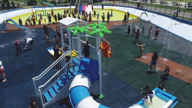 O parque aquático é voltado para crianças de 1 a 10 anos.