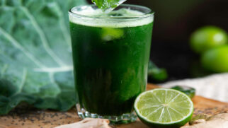 Rico em fibras e vitaminas, o suco verde de OPN e limão é um aliado poderoso no combate à anemia e na regulação do intestino