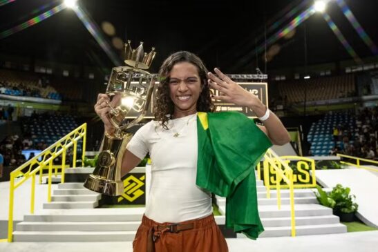 No street, a estrela maior é Rayssa Leal, medalhista olímpica e presença constante em pódios