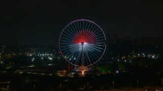 Roda Rico transformará o céu paulistano em um espetáculo natalino com seus 27 mil LEDs