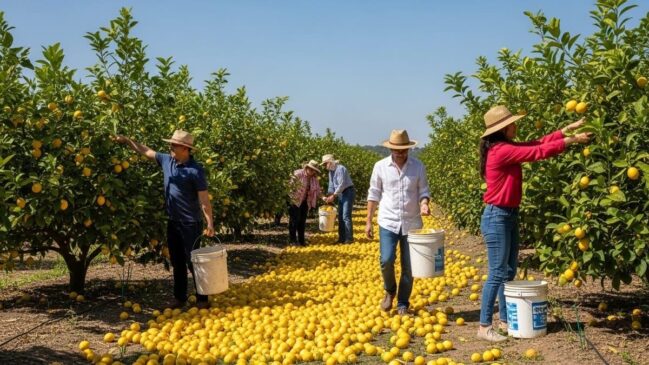 A pequena cidade referência nacional e internacional no cultivo do limão Taiti