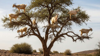 Como a biomecânica e inteligência animal transformam penhascos em vantagem de sobrevivência para o bode feral.