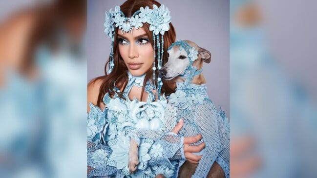Anitta e Plínio juntos em foto para o show do Rio de Janeiro