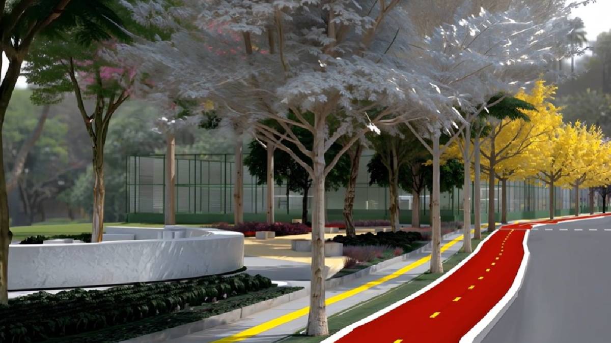 Proposta é transformar uma área antes degradada às margens da avenida em um equipamento público voltado ao bem-estar da população