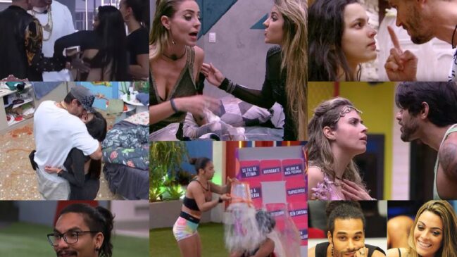 Expulsões ocorreram por diferentes motivos, incluindo agressões físicas, comportamentos considerados inadequados e casos externos à dinâmica da cas