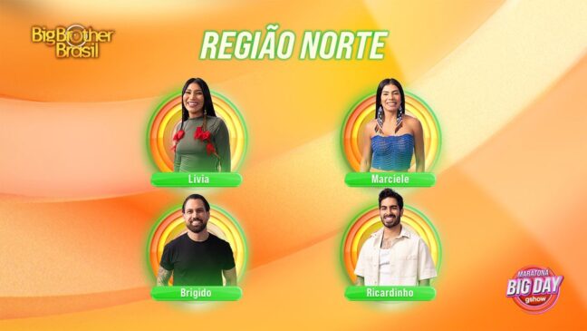 Candidatos BBB 26 Região Norte