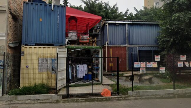 Teatro de Contêiner Munguzá, na rua dos Gusmões, centro da Capital, foi peça de ação judicial