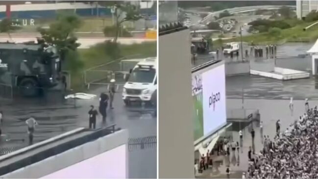 Alex foi atropelado em frente ao portão "O", acesso geralmente usado pelas torcidas organizadas