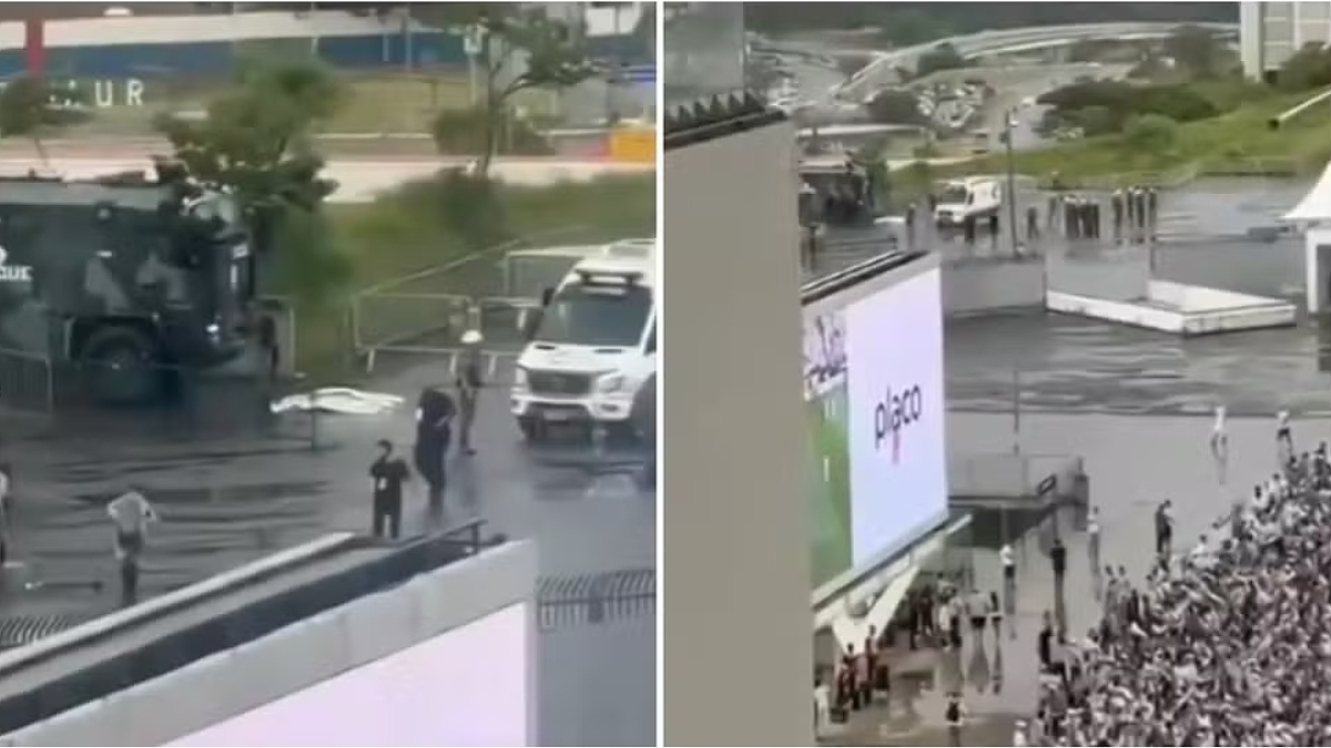 Alex foi atropelado em frente ao portão "O", acesso geralmente usado pelas torcidas organizadas