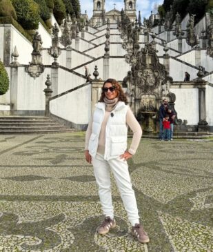 Cátia Fonseca durante férias prolongadas em Portugal