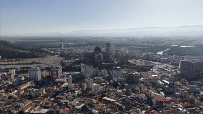 Visão panorâmica da cidade de Aparecida
