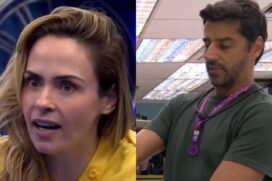 Ana Paula reage após provocação de Alberto Cowboy sobre seu pai de 96 anos